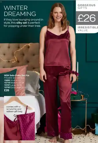 New Satin Polka Dot PJs