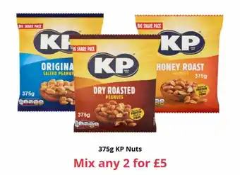 Farmfoods 375g kp nuts offer