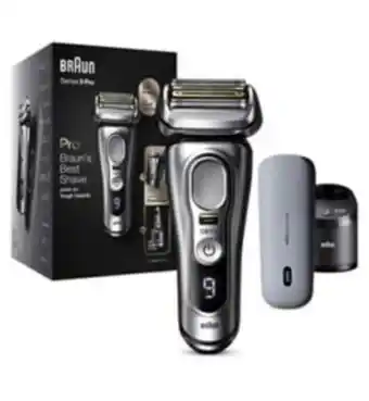 Boots Braun series 9 pro 9477cc electric shaver, powercase, smartcare center, wet & dry razor offer