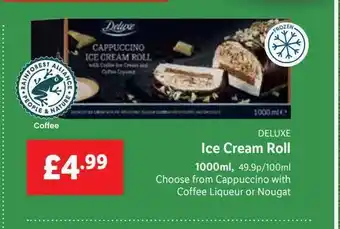 Lidl Deluxe ice cream roll offer