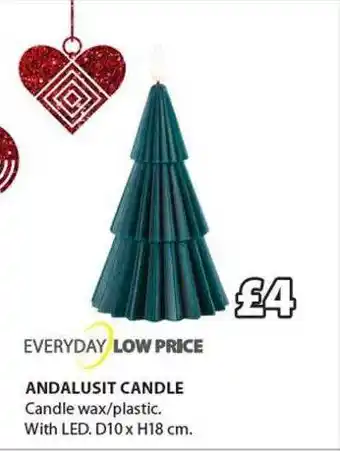 JYSK Andalusit candle offer