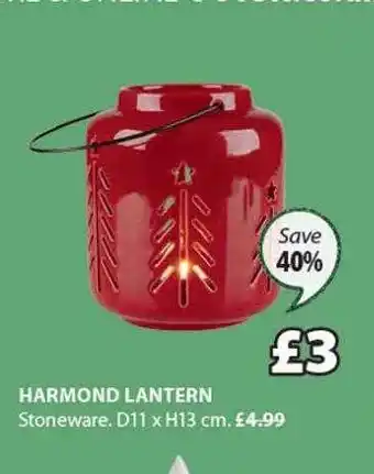 JYSK Harmond lantern offer