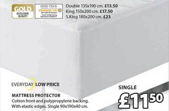 JYSK Mattress protector offer