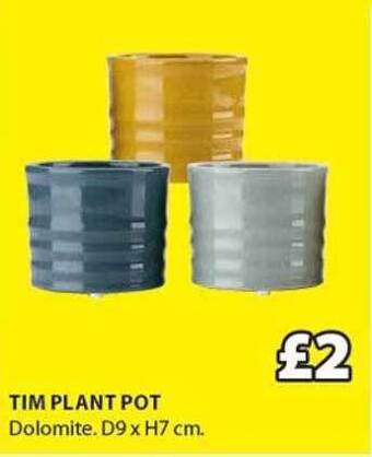 JYSK Tim plant pot offer