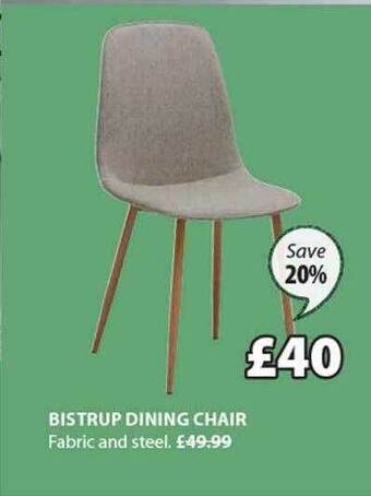JYSK Bistrup dining chair offer