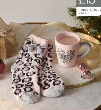 Avon Lipsy Mug & Sock Gift Set offer