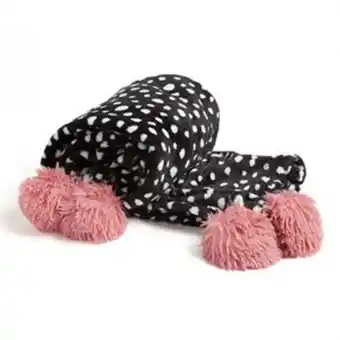 Home Bargains Home collections: pom-pom throw - polka dot offer
