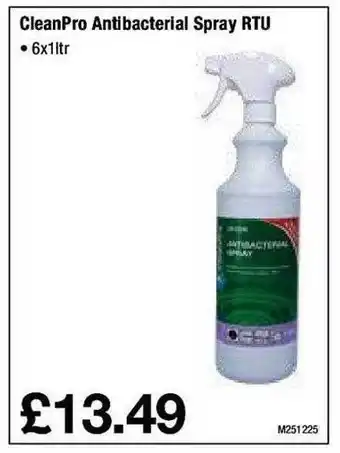 Makro Clean pro antibacterial spray rtu offer