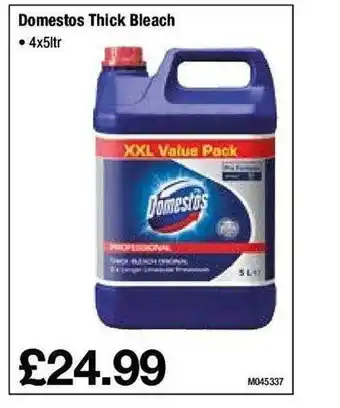 Makro Domestos thick bleach offer