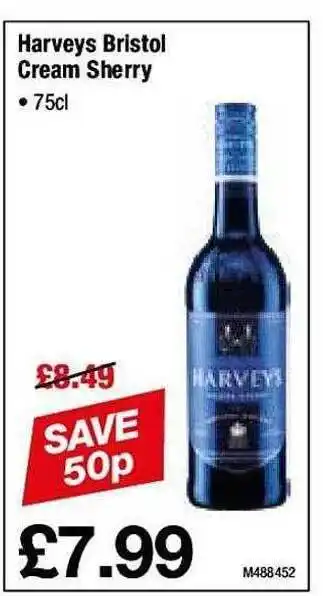 Makro Harveys bristol cream sherry offer