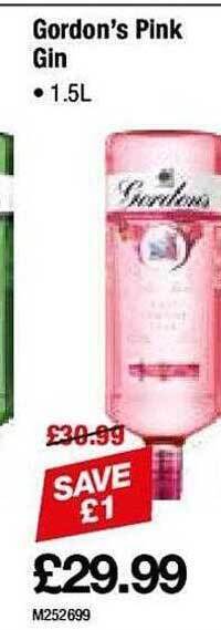 Makro Gordon's pink gin offer