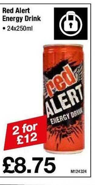 Makro Red alert energy drink offer