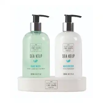 Lloyds Pharmacy Scottish fine soaps sea kelp hand care set offer