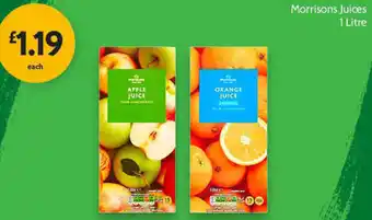 Morrisons Morrisons Juices 1 Litre offer