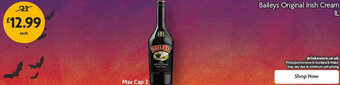 Morrisons Baileys Original Irish Cream 1L offer