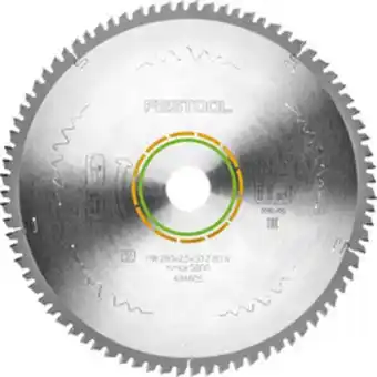 Festool kapex saw blade 260 x 2.5 x 30mm fine tooth w80