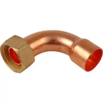 Toolstation End feed bent tap connector 15mm x 1/2" offer