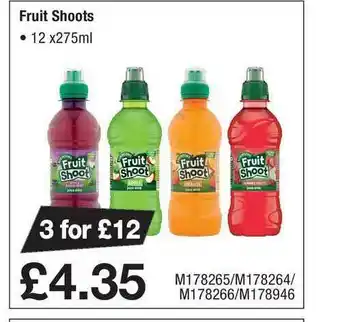 Makro Fruit Shoots offer