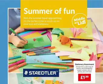 Lidl Staedtler Stationery Assortment offer
