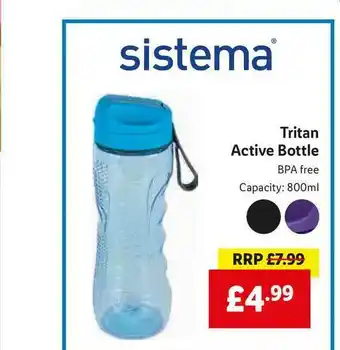 Lidl Tritan Active Bottle offer