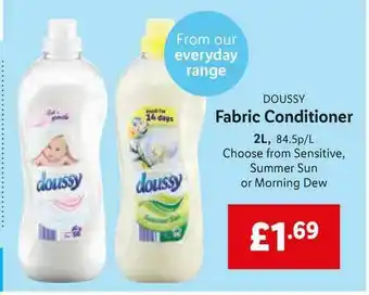 Lidl Doussy Fabric Conditioner offer