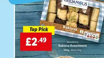 Lidl Eridanous Baklava Assortment offer