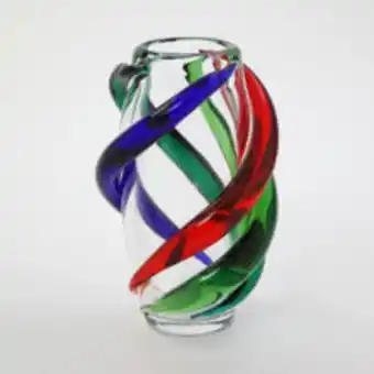 TK Maxx Multicoloured twist decorative vase 33x21cm offer