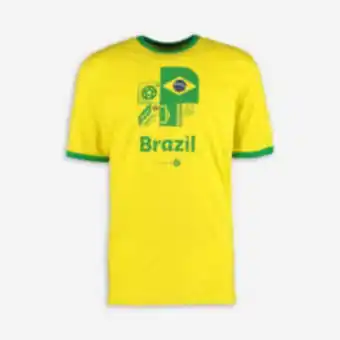 TK Maxx Yellow brazil football t shirt offer