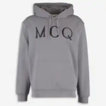 TK Maxx Grey relaxed logo hoodie offer