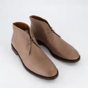 TK Maxx Dark taupe leather sahara boots offer