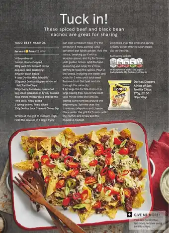 Tesco Doritos Dippers A Hint of Salt Tortilla Chips 270g offer