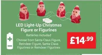 Lidl Led light-up christmas figure or figurines offer