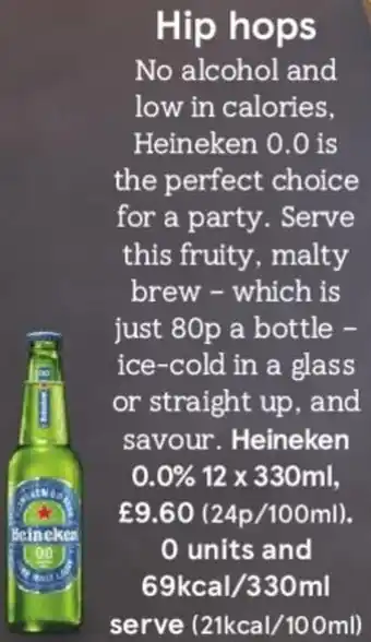 Tesco Heineken 0.0% 12 x 330ml offer