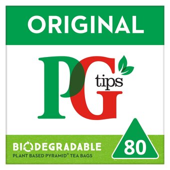 Tesco Pg tips 80s pyramid teabags 232g offer