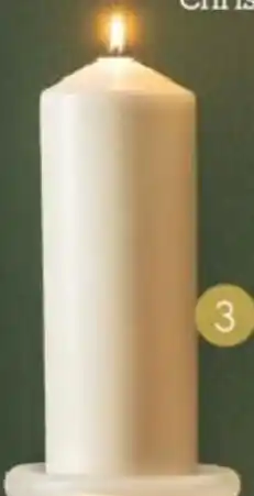 Tesco Pillar Candle Large offer