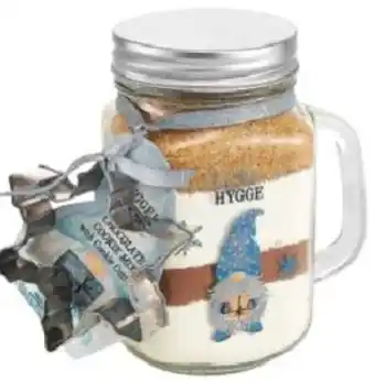 Tesco Hyggely Layered Cookie Jar with Chocolate Cookie Mix and Cookie Cutter 362.5g offer