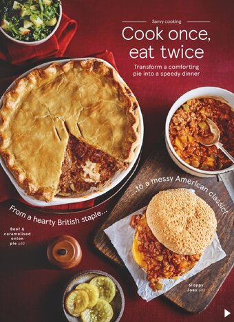 Tesco Beef & Caramelised Onion Pie offer