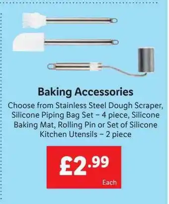 Lidl Baking accessories offer