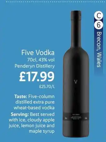 Lidl Five vodka offer