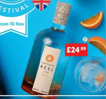 Lidl Shetland reel gin offer