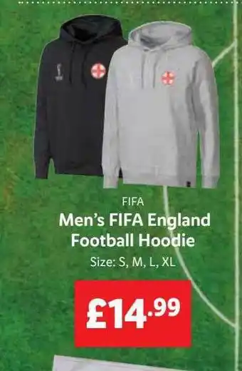 Lidl Fifa men's fifa england football hoodie offer