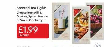 Aldi Scented tea lights offer