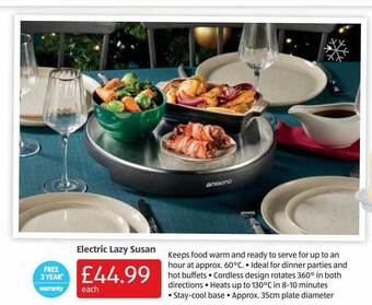 Aldi Electric lazy susan offer