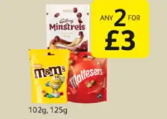 Londis M&M's, Malteser's, Galaxy offer
