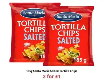 185g Santa Maria Salted Tortilla Chips