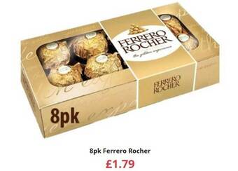 Farmfoods 8pk Ferrero Rocher offer