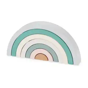 Aldi Little town wooden rainbow stacker offer