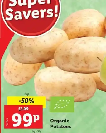 Lidl Organic Potatoes offer