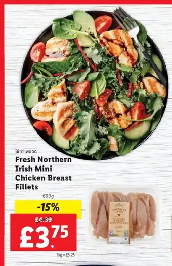 Lidl Fresh Northern Irish Mini Chicken Breast Fillets offer