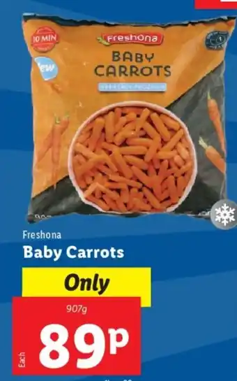 Lidl Freshona Baby Carrots offer